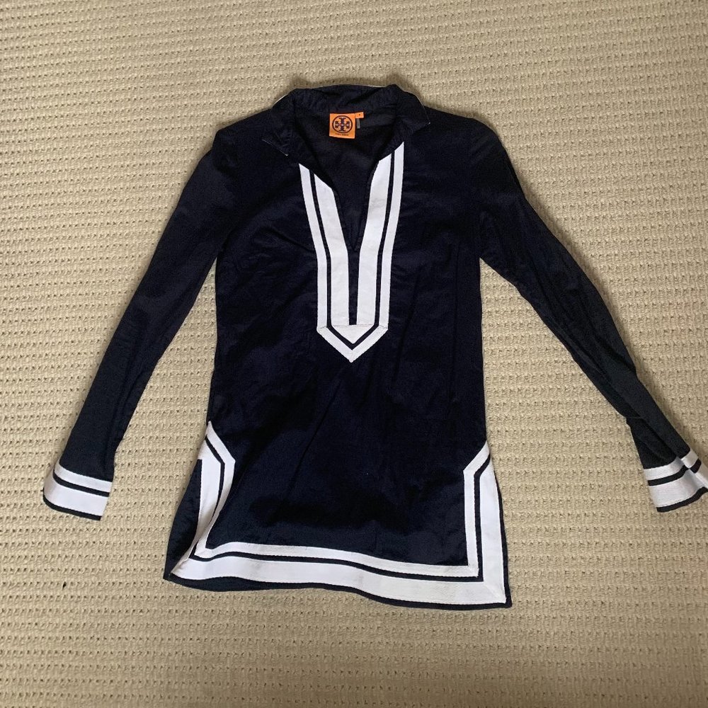 Tory Burch Navy Tunic Size 0
